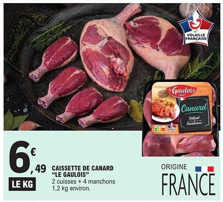 CAISSETTE DE CANARD "LE GAULOIS"