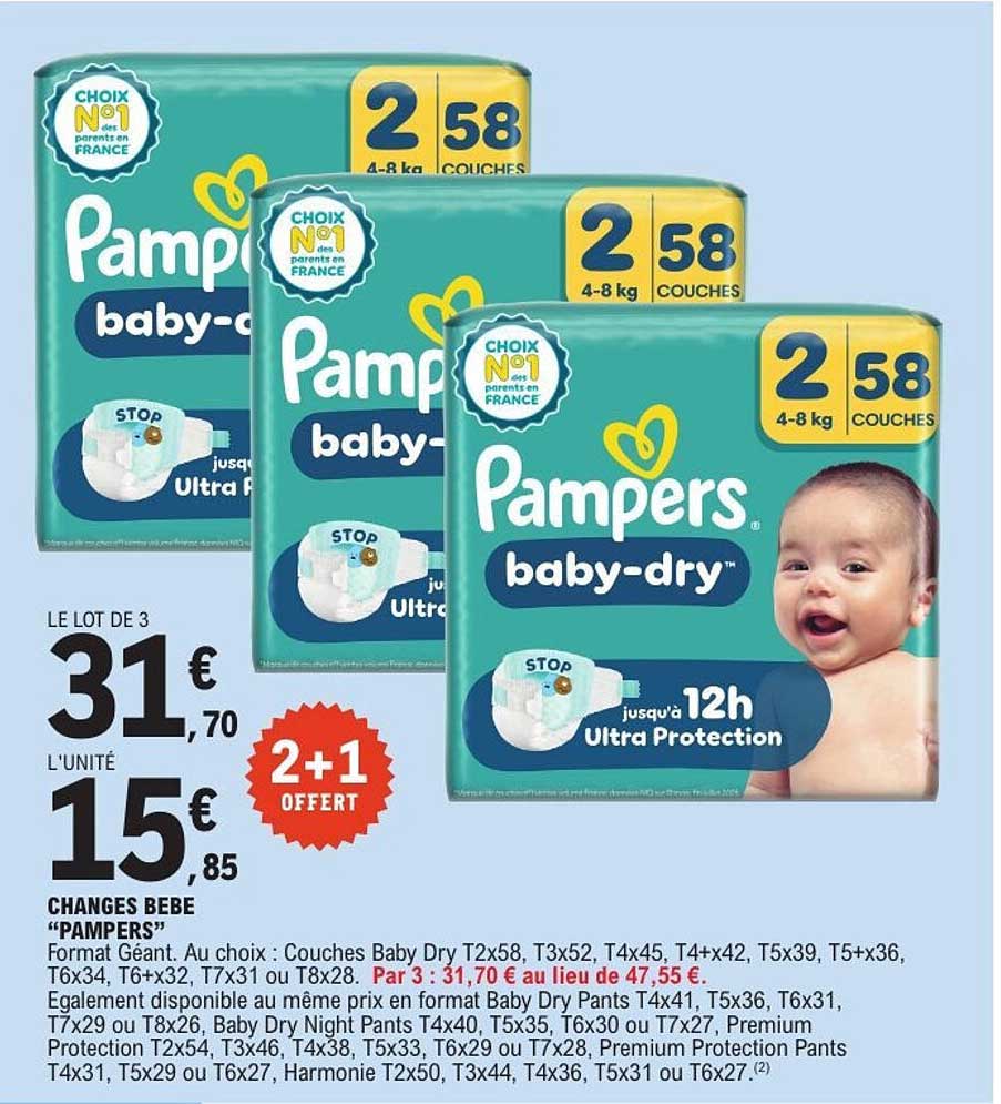 CHANGES BEBE “PAMPERS”