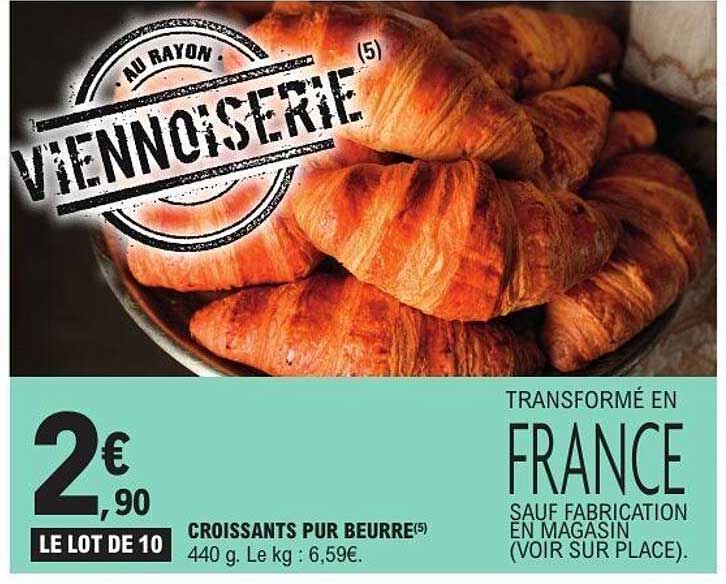CROISSANTS PUR BEURRE