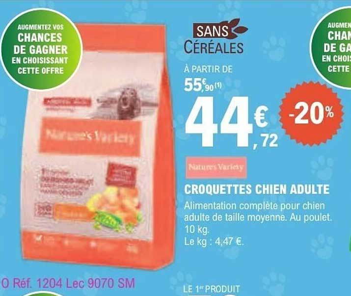 CROQUETTES CHIEN ADULTE