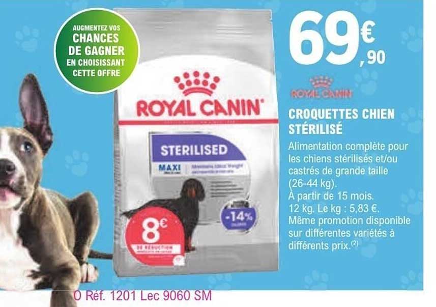 CROQUETTES CHIEN STÉRILISÉ