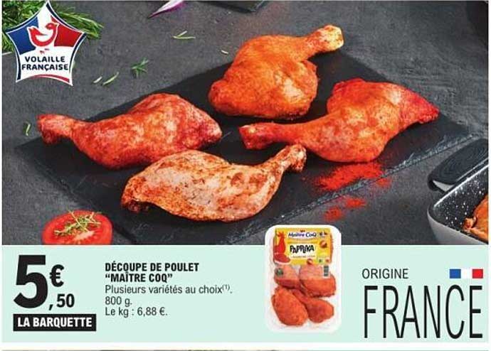 DÉCOUPE DE POULET "MAÎTRE COQ"