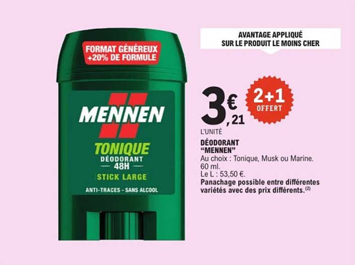 DÉODORANT "MENNEN"