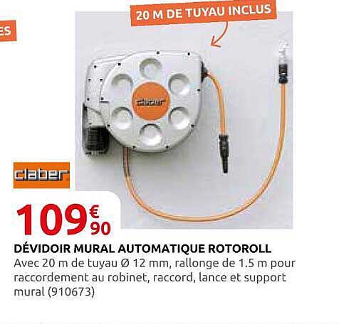 DÉVIDOIR MURAL AUTOMATIQUE ROTOROLL