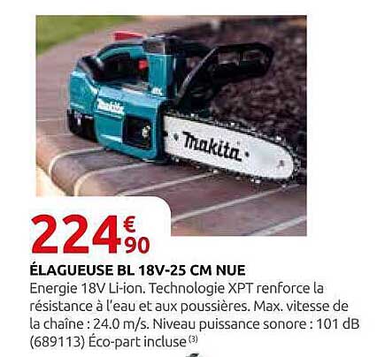 ÉLAGUEUSE BL 18V-25 CM NUE