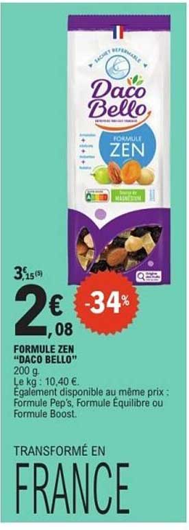 FORMULE ZEN "DACO BELLO" 200 g