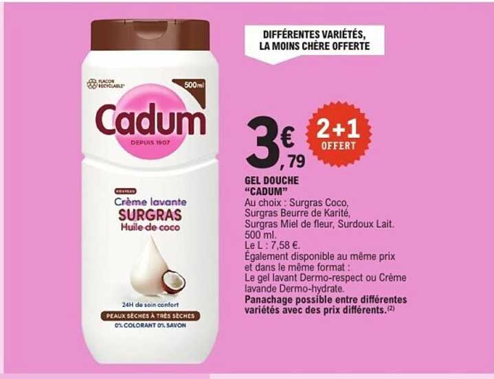 GEL DOUCHE “CADUM”