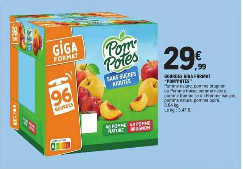 Gourdes Giga format “Pom’Potes”