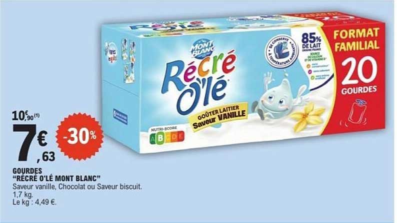 GOÛTER LAITIER SAVEUR VANILLE