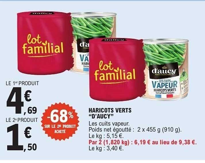 HARICOTS VERTS "D'AUCY"