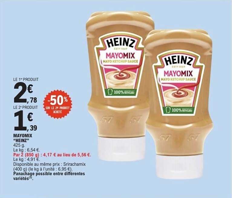 HEINZ MAYOMIX HAYO KETCHUP SAUCE