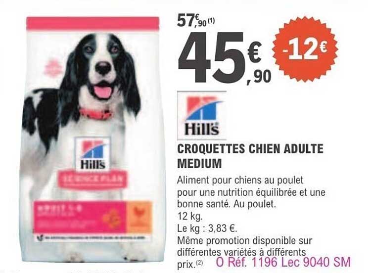 Hill's CROQUETTES CHIEN ADULTE MEDIUM