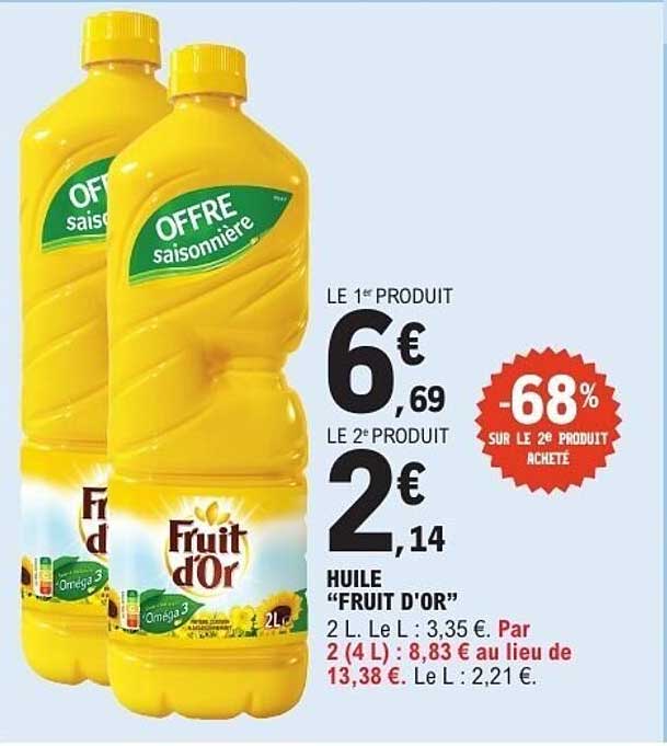 HUILE “FRUIT D’OR”