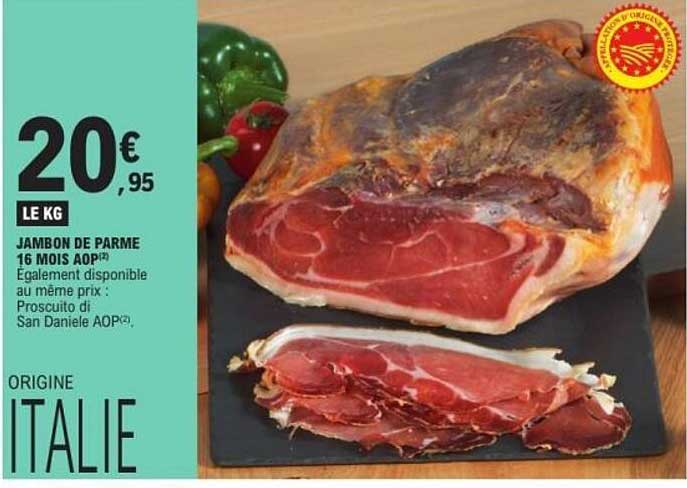JAMBON DE PARME 16 MOIS AOP