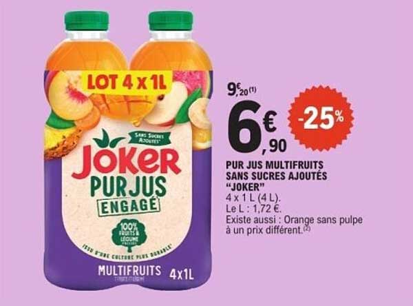 JOKER PUR JUS ENGAGÉ