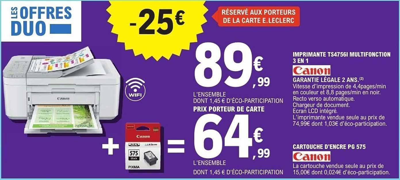 LES OFFRES DUO
