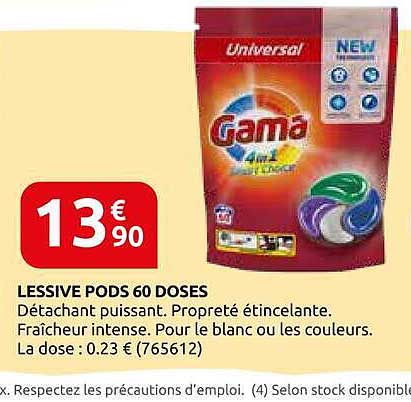 LESSIVE PODS 60 DOSES