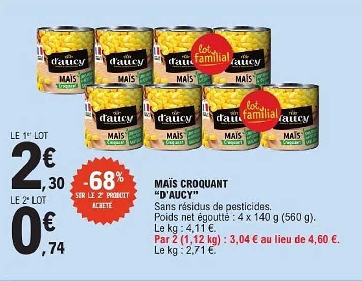 MAÏS CROQUANT "D'AUCY"