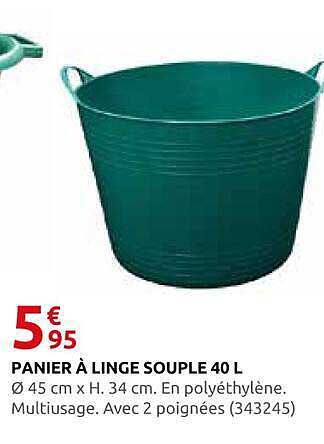 PANIER À LINGE SOUPLE 40 L