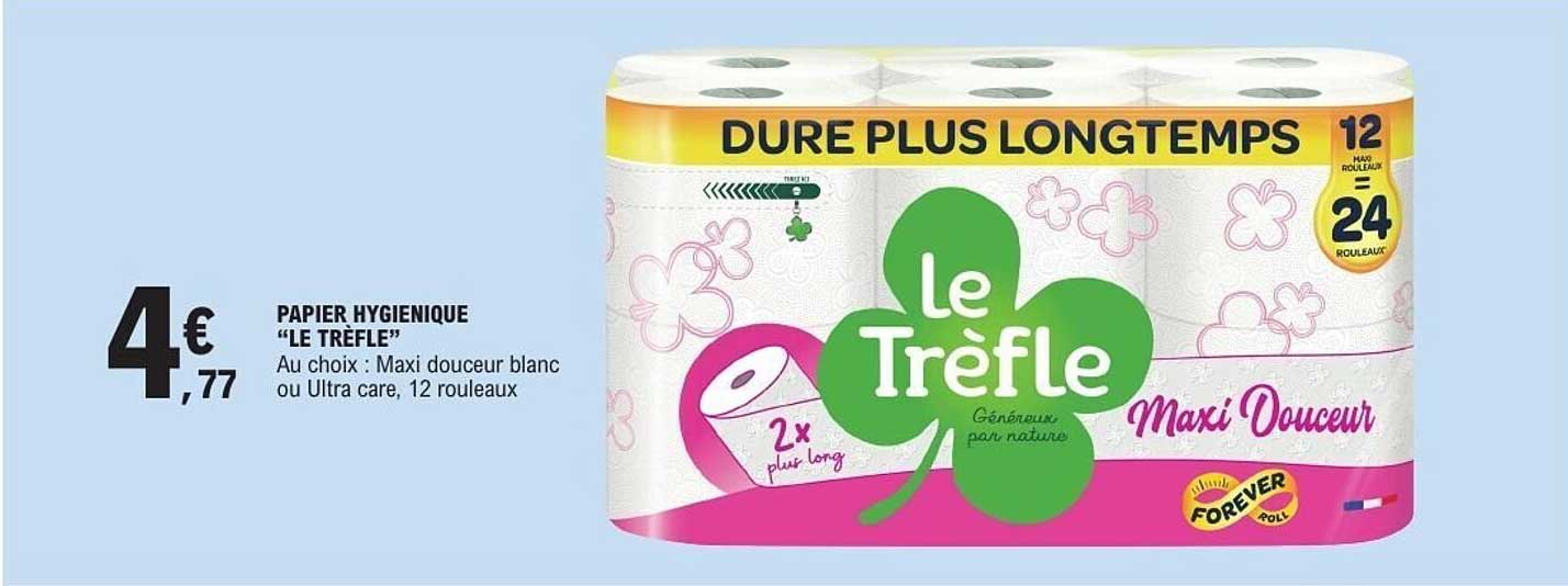 PAPIER HYGIENIQUE “LE TRÈFLE”