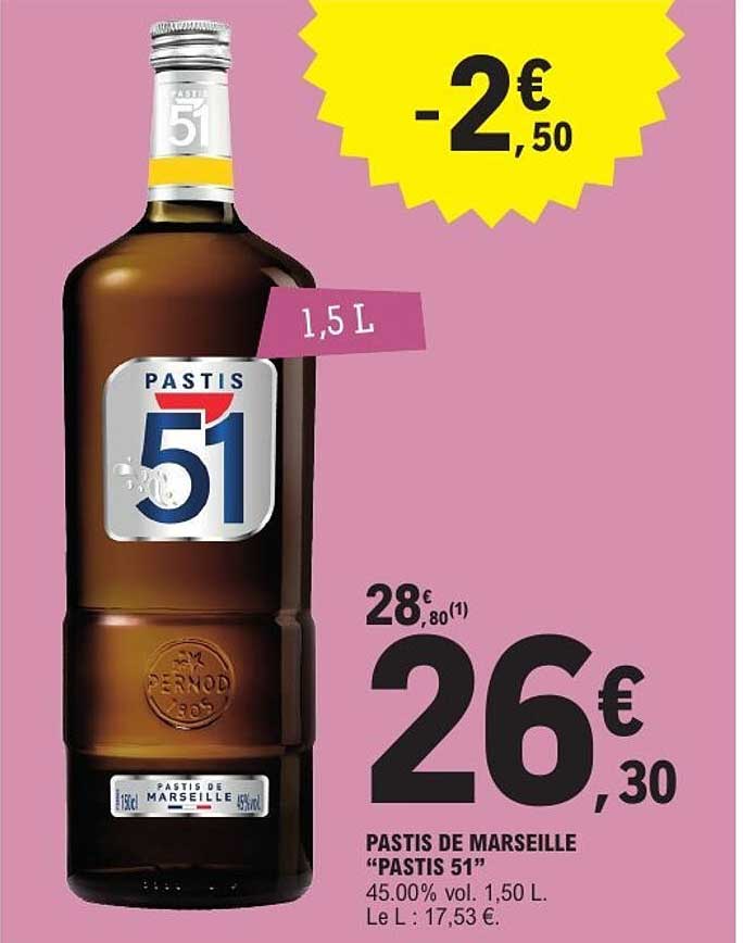 PASTIS DE MARSEILLE “PASTIS 51”
