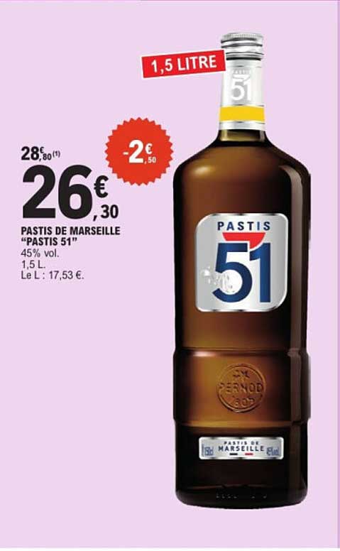 PASTIS DE MARSEILLE “PASTIS 51”