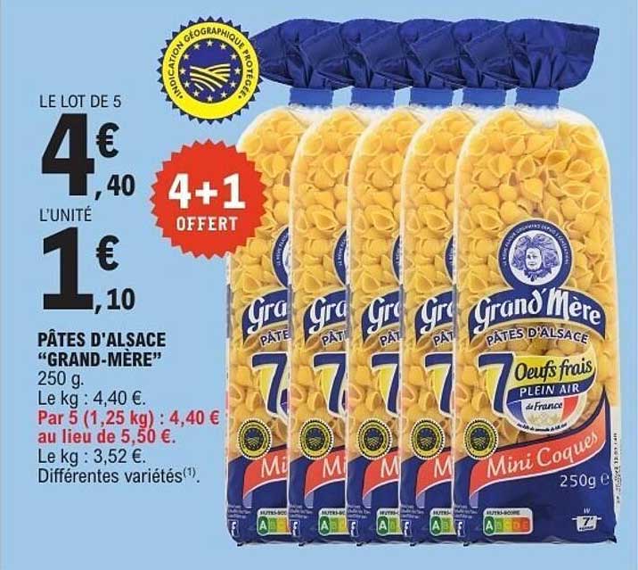 PÂTES D’ALSACE “GRAND-MÈRE” 250 g.