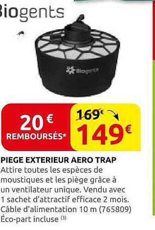PIEGE EXTERIEUR AERO TRAP