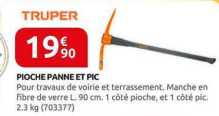 PIOCHE PANNE ET PIC