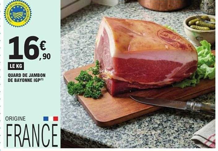QUARD DE JAMBON DE BAYONNE IGP
