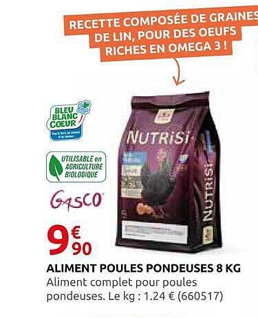 RECETTE COMPOSÉE DE GRAINES DE LIN, POUR DES OEUFS RICHES EN OMEGA 3 !