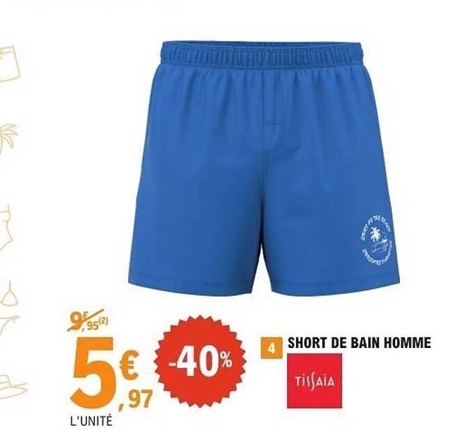 SHORT DE BAIN HOMME