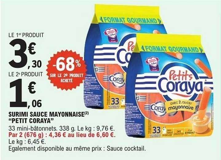 SURIMI SAUCE MAYONNAISE “PETIT CORAYA”