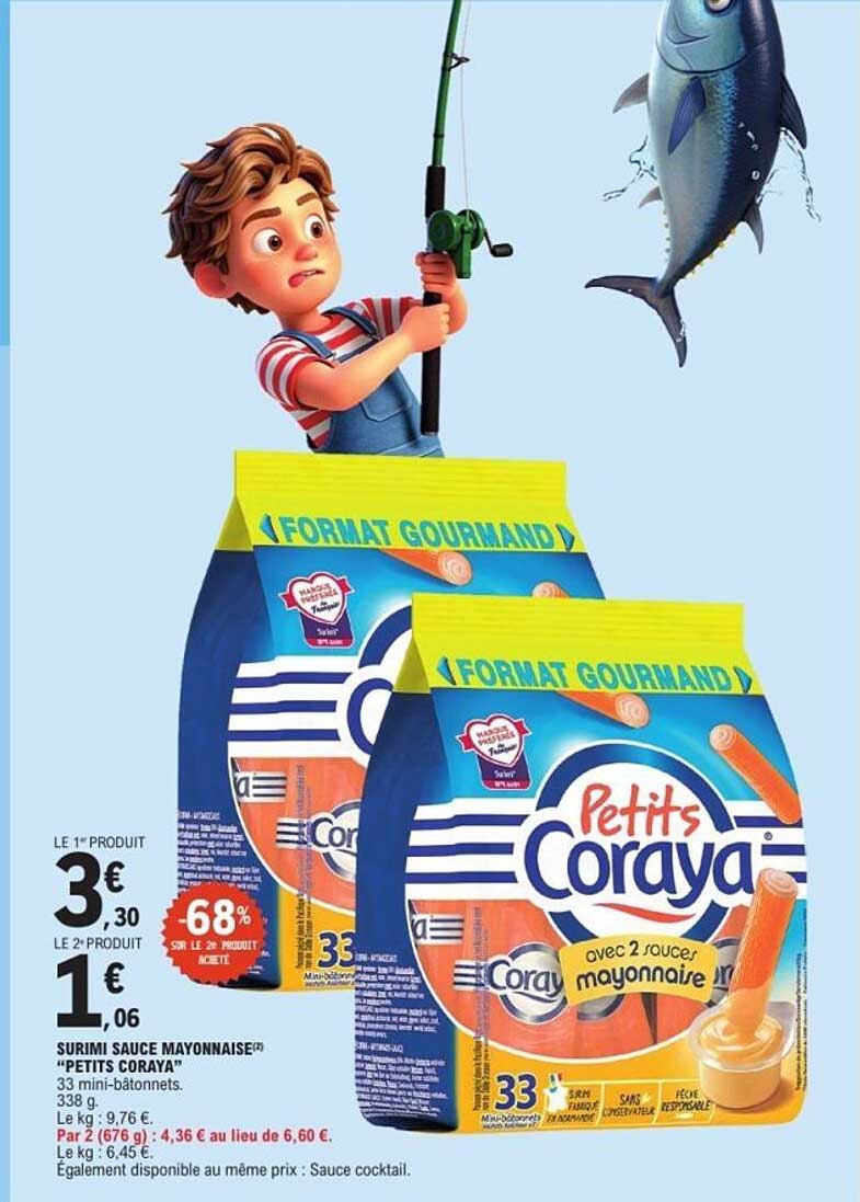 SURIMI SAUCE MAYONNAISE « PETITS CORAYA »