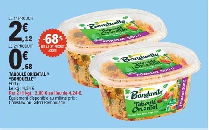 TABOULÉ ORIENTAL “BONDUELLE” 500 g