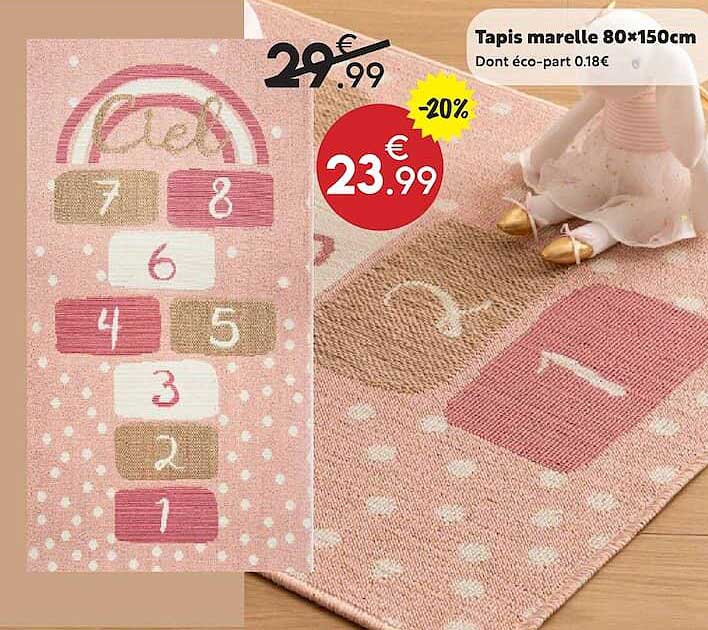 Tapis marelle 80×150cm
