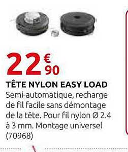 TETE NYLON EASY LOAD