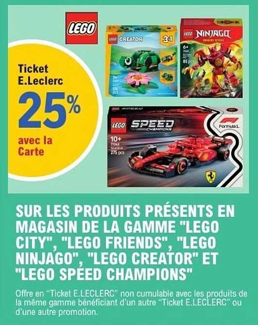 Ticket E.Leclerc 25% avec la Carte
