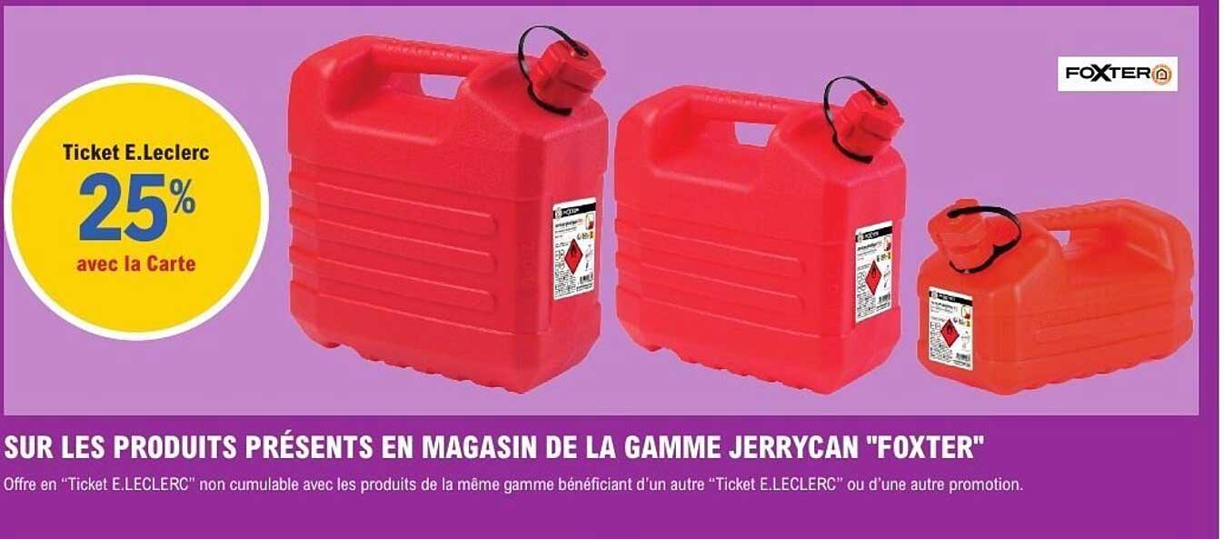 Ticket E.Leclerc 25% avec la Carte