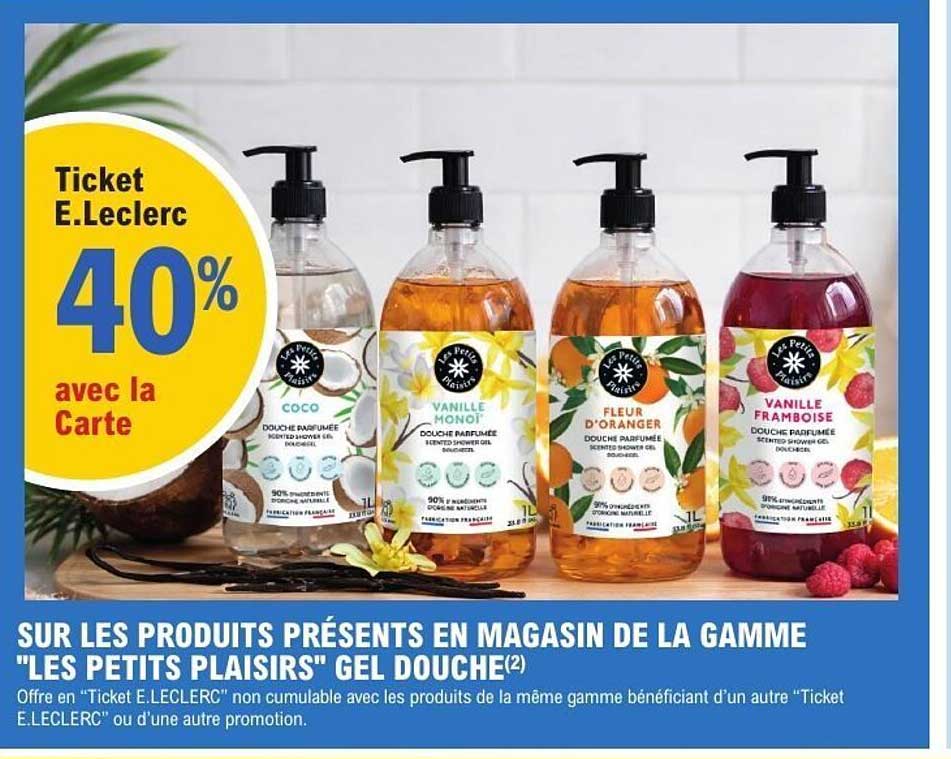 Ticket E.Leclerc 40% avec la Carte