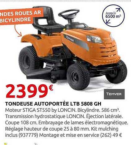 TONDEUSE AUTOPORTÉE LTB 5808 GH