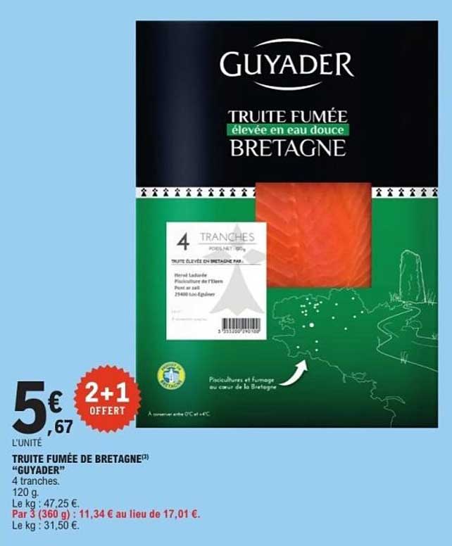 TRUITE FUMÉE DE BRETAGNE «GUYADER»