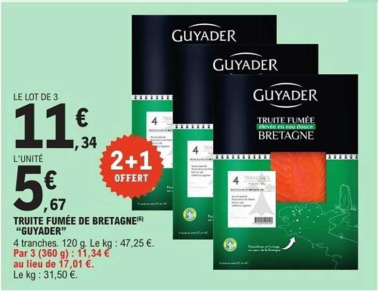 TRUITE FUMÉE DE BRETAGNE “GUYADER”