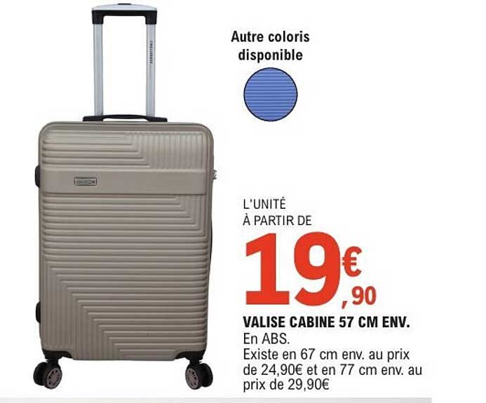 VALISE CABINE 57 CM ENV.
