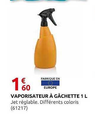 VAPORISATEUR À GÂCHETTE 1 L