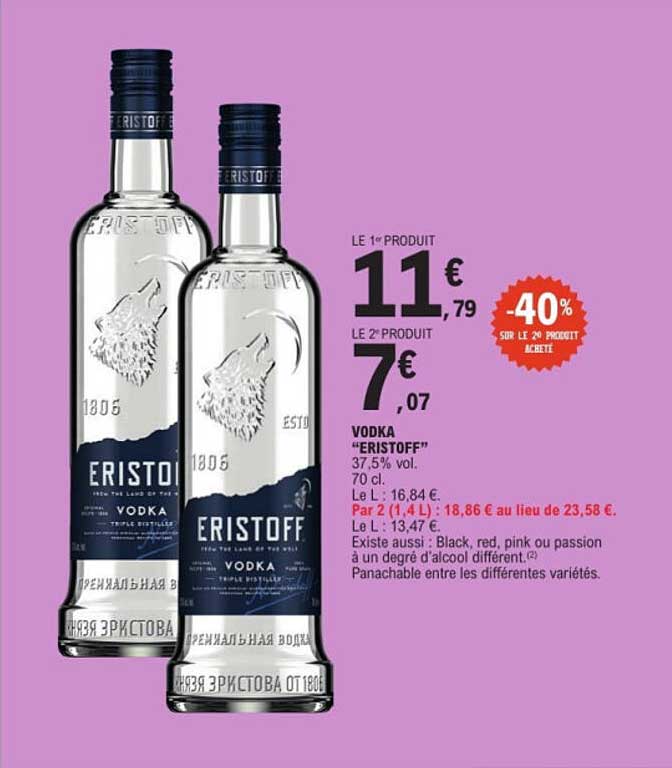 VODKA “ERISTOFF”