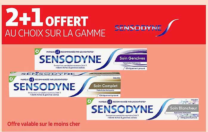 2+1 OFFERT AU CHOIX SUR LA GAMME
