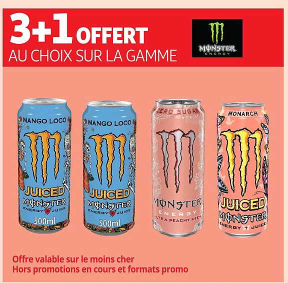 3+1 OFFERT AU CHOIX SUR LA GAMME