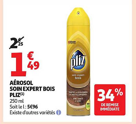 AÉROSOL SOIN EXPERT BOIS PLIZ