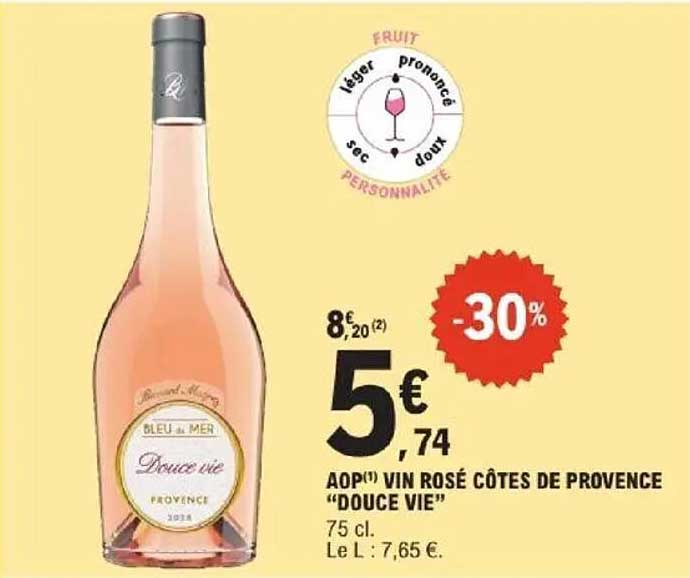 AOP() VIN ROSÉ CÔTES DE PROVENCE 'DOUCE VIE'